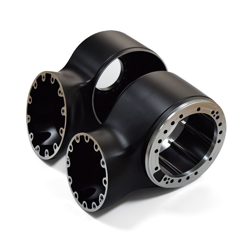 OEM 5axis CNC Machining Customization Link Robotic Arm Part with Black Anodization Product